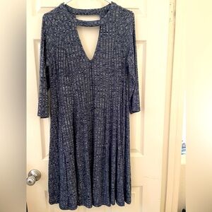 Torrid Blue Heather Knitted Dress